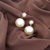 Earrings Big Pearl Korean Style